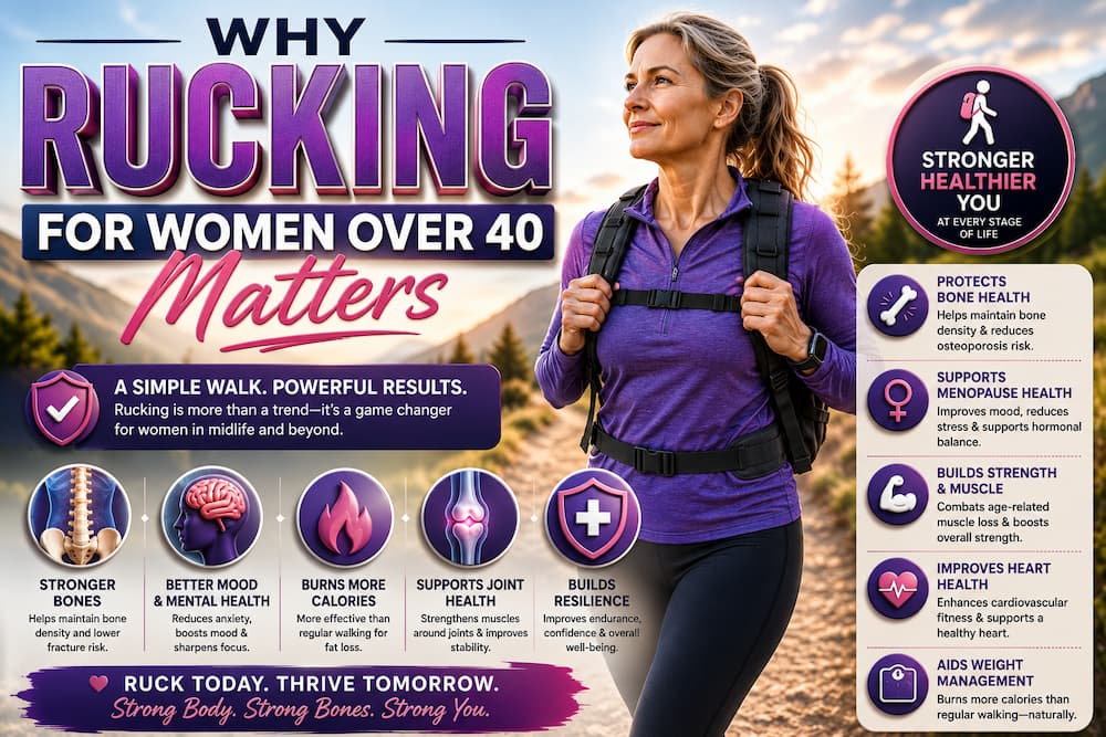 Why Rucking for Women Over 40 Matters