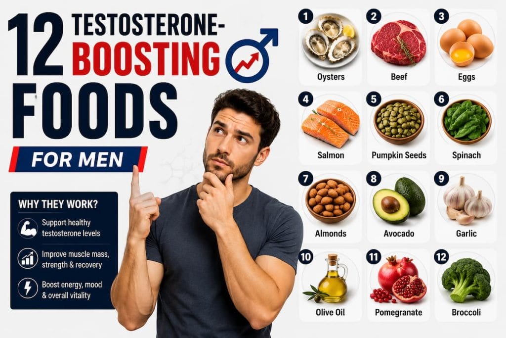 12 Testosterone-Boosting Foods for Men