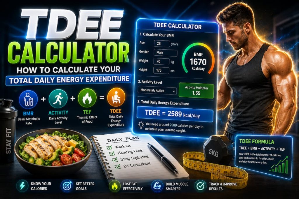 TDEE Calculator How to Calculate Your Total Daily Energy Expenditure