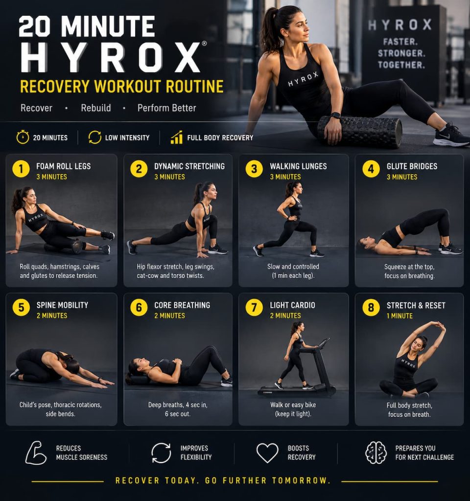 20-Minute HYROX Recovery Routine