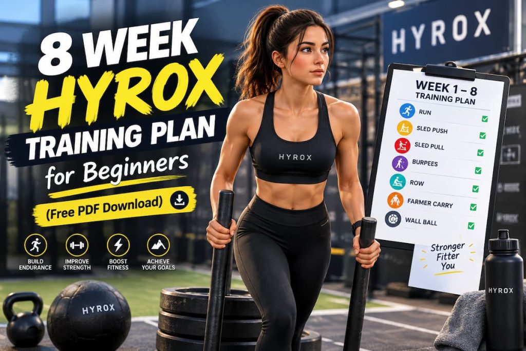 8 Week Hyrox Training Plan for Beginners (Free PDF Download)