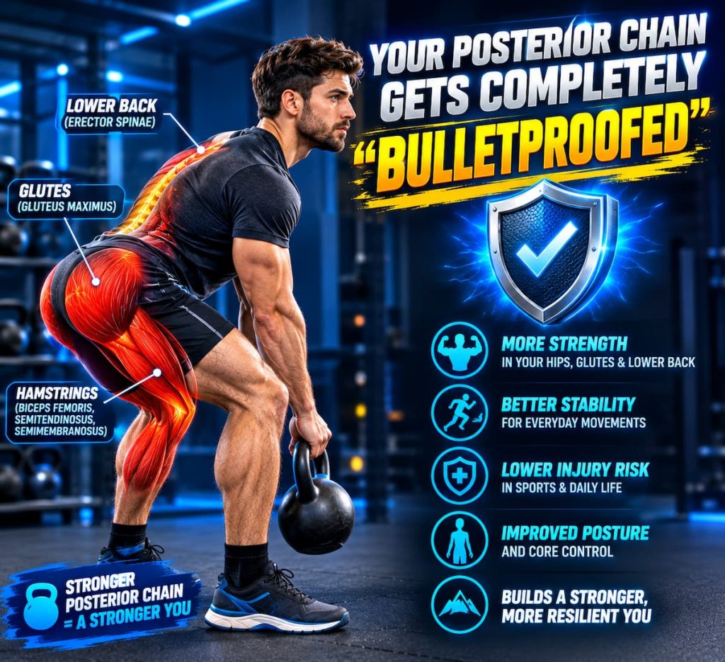  Your Posterior Chain Gets Completely "Bulletproofed"