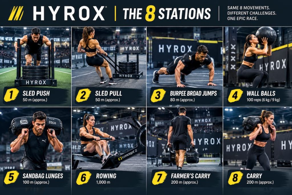 hyrox stations list