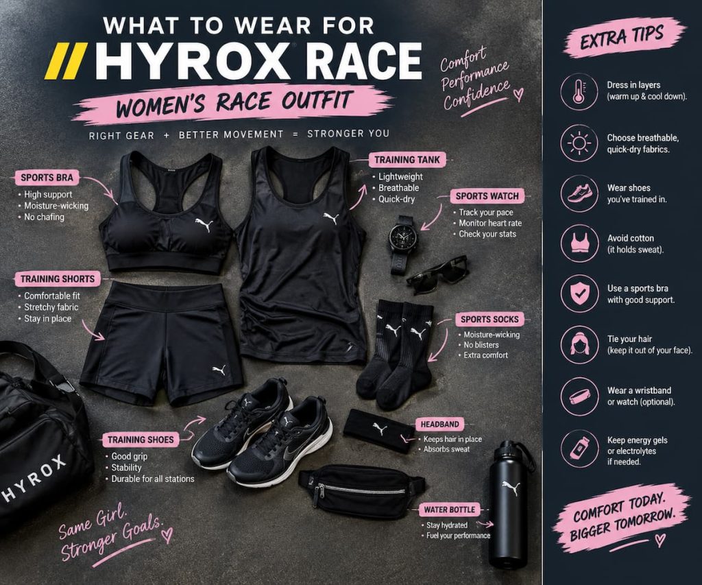  what to wear for hyrox female